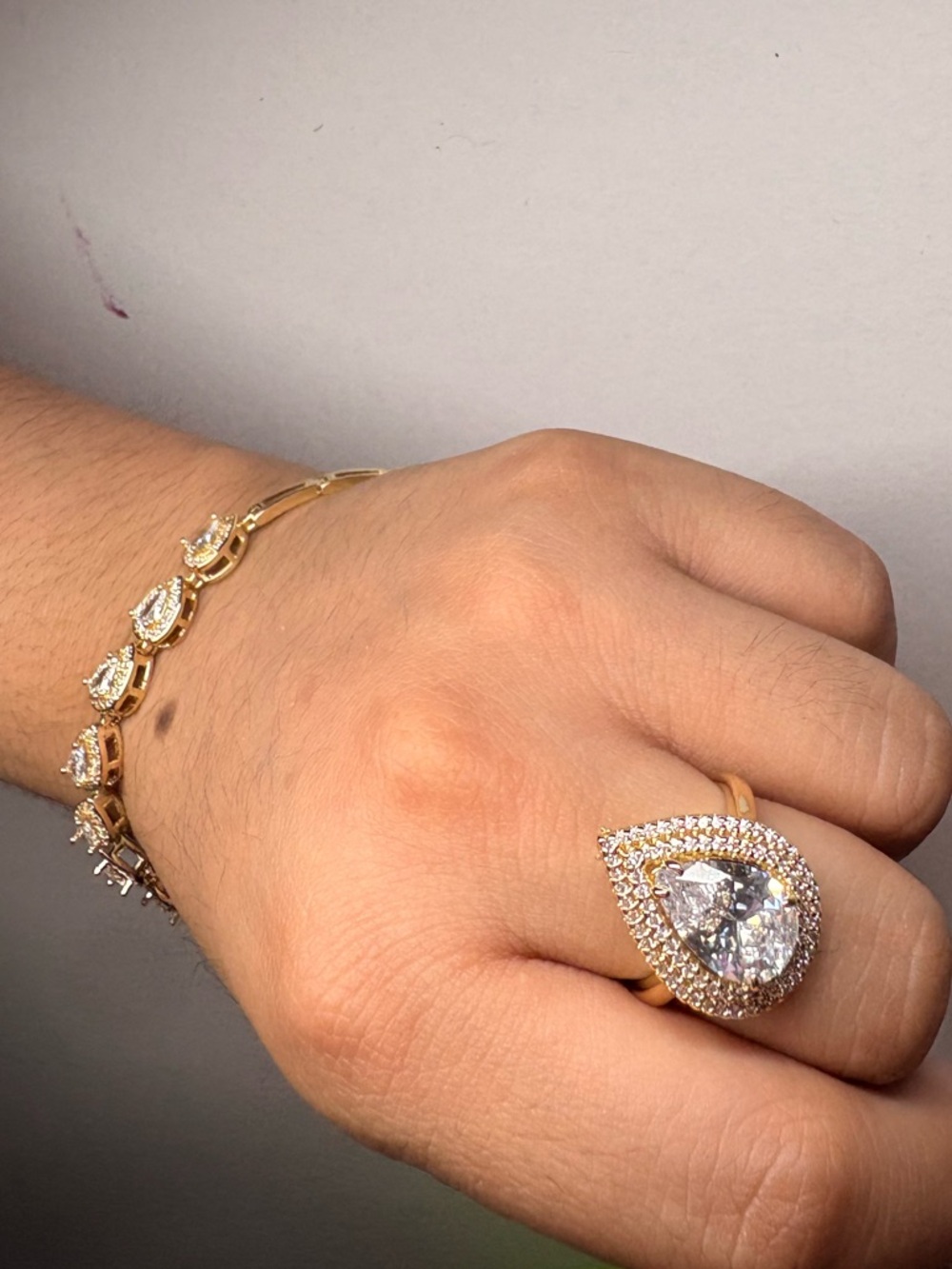 Bracelet and Ring set - goldfish